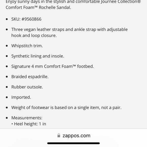 NWOT Journey collection Rochelle espadrilles - Picture 8 of 8